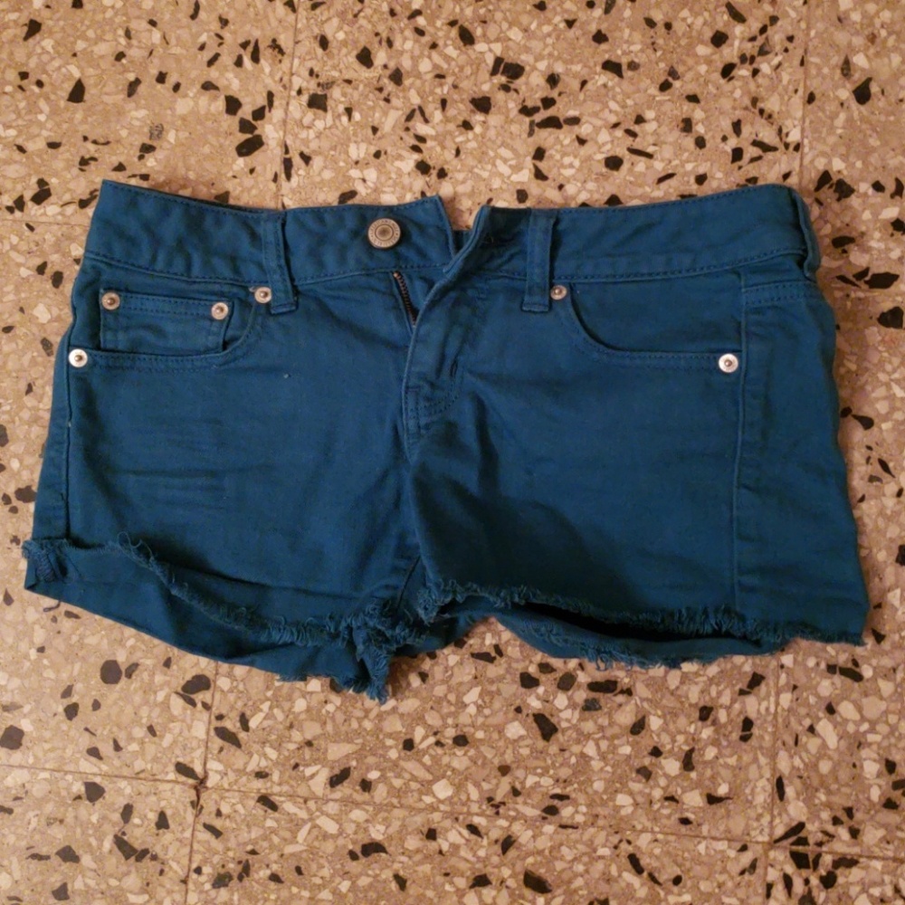 Blue shorts